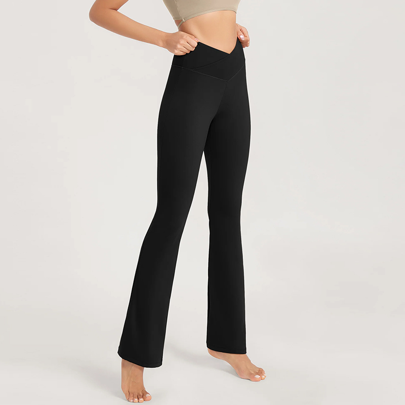 get custom yoga pants with logo embroidery at hongfeng, the expert garment factory.
